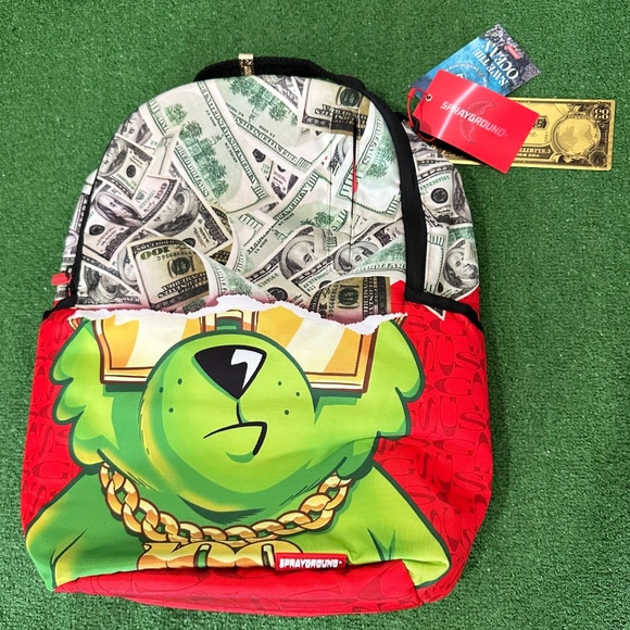 Sprayground Handbags - Sprayground Money Bear Backpack